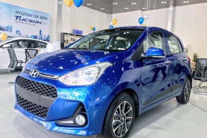 Hình Ảnh Hyundai Grand I10 Hatchback Xanh Dương