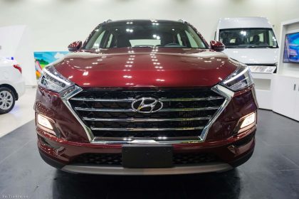 Hình ảnh Tucson Turbo 2019 màu đỏ