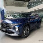 Hình ảnh xe Hyundai Tucson màu xanh